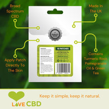 Load image into Gallery viewer, Love CBD Patches 45mg (Broad-Spec) - 10/20pc