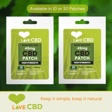 Load image into Gallery viewer, Love CBD Patches 45mg (Broad-Spec) - 10/20pc