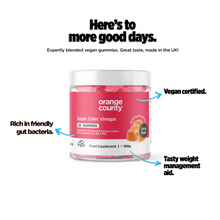 Load image into Gallery viewer, Vegan Apple Cider Vinegar Gummies - Mixed Fruit Flavour - Orange County