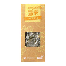 Load image into Gallery viewer, Canndid CBD Tea 'Lemon & Ginger' - 20x Hemp Tea Bags