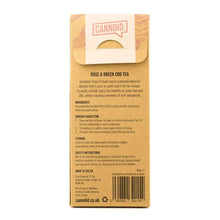 Load image into Gallery viewer, Canndid CBD Tea 'Rose & Green' - 20x Hemp Tea Bags