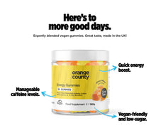 Load image into Gallery viewer, Orange County Energy Gummies (Caffeine) - Mixed Fruit Flavour