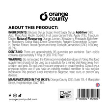 Load image into Gallery viewer, Orange County CBD Gummy Cubes 1600mg