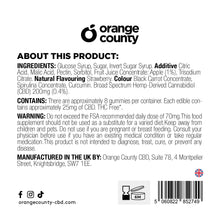 Load image into Gallery viewer, Orange County CBD Gummy Strawberries Grab Bag 200mg