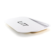 Load image into Gallery viewer, Litt Stash Metal Rolling Tray with Magnetic Rolling Lid - Large (WHITE)