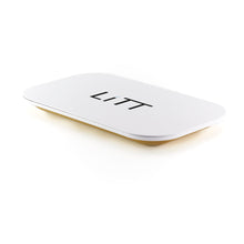 Load image into Gallery viewer, Litt Stash Metal Rolling Tray with Magnetic Rolling Lid - Large (WHITE)