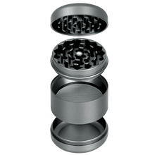 Load image into Gallery viewer, King Palm Mars Herb Grinder 4 Part - Grey