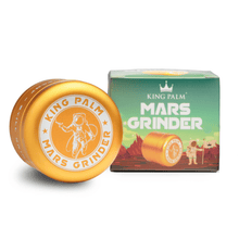 Load image into Gallery viewer, King Palm Mars Herb Grinder 4 Piece - Gold