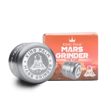 Load image into Gallery viewer, King Palm Mars Herb Grinder 4 Part - Grey