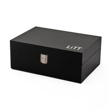 Load image into Gallery viewer, LITT Rolling Stash Box Set - With Rolling Tray, 2 Glass Storage Jars and Herb Grinder