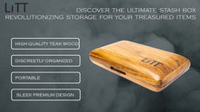 Load image into Gallery viewer, LiTT Teak Pocket Box