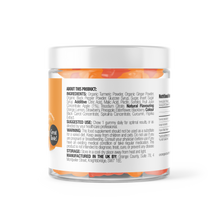 Load image into Gallery viewer, Orange County Vegan Turmeric Gummies - Mixed Fruit Flavour