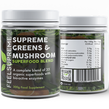 Load image into Gallery viewer, Supreme Greens & Mushroom Superfood Blend - FeelSupreme