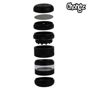 Chongz 50mm Aluminium Grinder 7-Part Pod Grinder