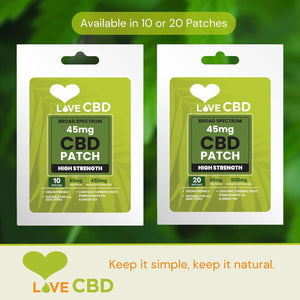 CBD PATCHES - HIGH STRENGTH - LoveCBD