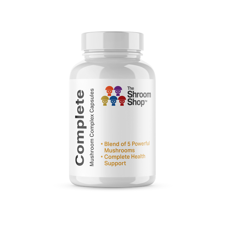 Complete Mushroom Complex Capsules (150x750mg) - The Shroom Shop
