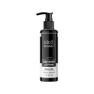 Honey Oak CBD Body Lotion 200ml (100mg) - NkdTruth