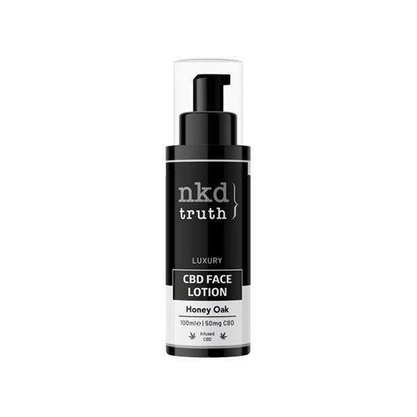 Honey Oak CBD Face Lotion 100ml (50mg) - NkdTruth