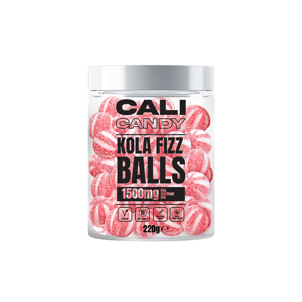 CALI CANDY MAX 1500mg CBD (Small) - Kola Fizz Balls