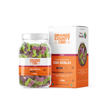 Load image into Gallery viewer, BROAD-SPECTRUM CBD GUMMY CHERRIES 1600mg ORANGE COUNTY 
