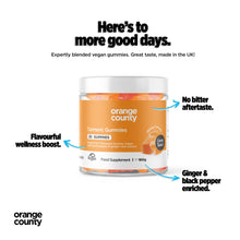 Load image into Gallery viewer, Orange County Vegan Turmeric Gummies - Mixed Fruit Flavour

