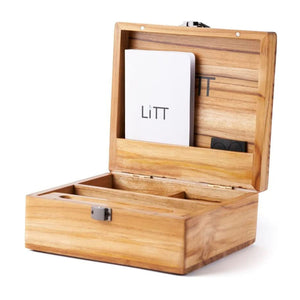 LiTT Rolling Stash Box (Teak)