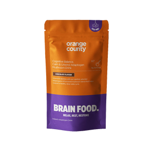 Orange County (Sample Size) Calm & Unwind Adaptogen BRAIN FOOD. Mushroom Drink | Chocolate Flavoured