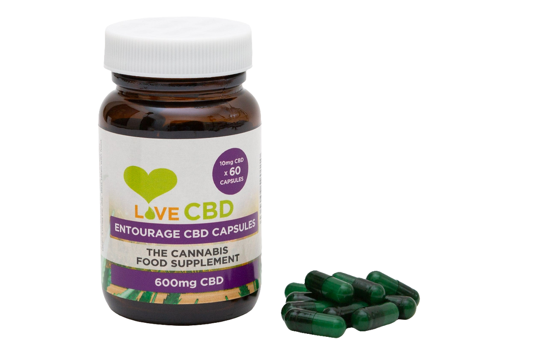Love CBD Entourage capsules 60x10mg (Full-Spec)