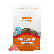 Load image into Gallery viewer, Orange County CBD Gummy Strawberries 1600mg
